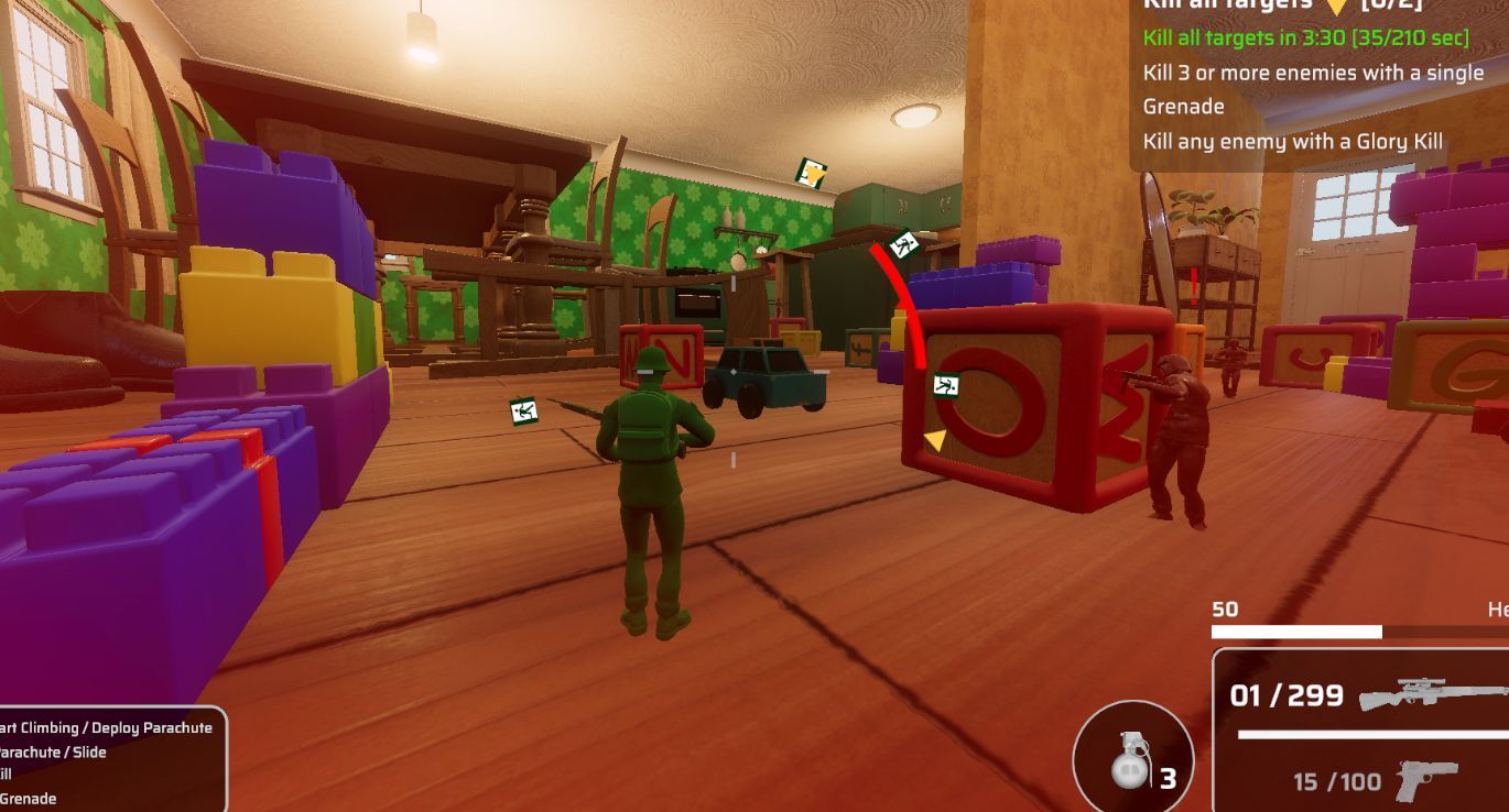 An ingame screenshot of the radial hud